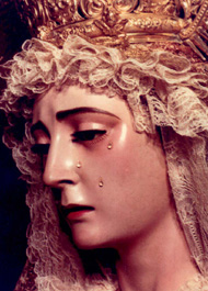 Virgen de la Aurora: Primitiva imagen de la hermandad de la Resurreccin. Sevilla.