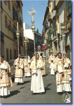 Resultado de imagen de San Román: procesión eucarística sevilla