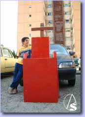 Cruz de Mayo en Los Arcos 2003 / Foto: Francisco Santiago