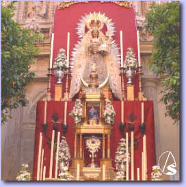 Altar Hermandad Siete Palabras 2001 / Foto: Francisco Santiago