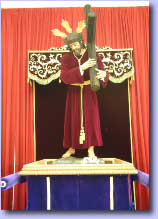 El Cristo d ela Caridad sobre andas (mañana del 20.03.04)