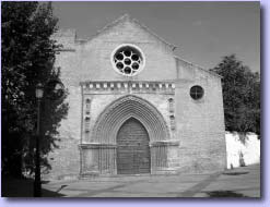 Recreacin de la Parroquia de Santa Luca con su portada original. / Foto: Francisoc Santiago